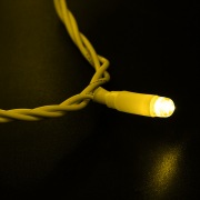 Гирлянда Нить 10м, постоянное свечение, белый ПВХ, 230В, цвет: Жёлтый | Фото 1