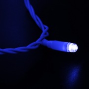 Гирлянда Нить 10м, постоянное свечение, белый ПВХ, 230В, цвет: Синий | Фото 1