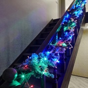 Гирлянда "Твинкл Лайт" 15 м, прозрачный ПВХ, 120 LED, цвет Мультиколор | Фото 9