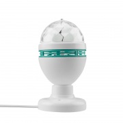 Диско-лампа светодиодная e27, подставка с цоколем e27 в комплекте, 230 В | Фото 3