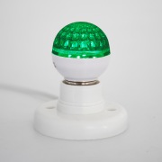 Лампа шар e27 10 LED  Ø50мм  зеленая 24В | Фото 2