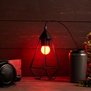 Лампа накаливания e27 10 Вт красная колба | Фото 3
