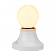 Лампа шар e27 3 LED  Ø45мм - белая | Фото 2