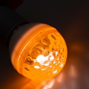 Лампа строб e27 Ø50мм  оранжевая | Фото 3