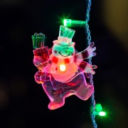 "Снеговик с подарком" RGB на присоске | Фото 2