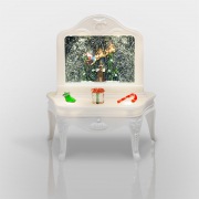 Декоративный светильник "Столик" с эффектом снегопада, подсветкой и новогодней мелодией | Фото 4