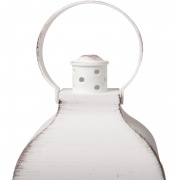 Декоративный фонарь со свечкой, белый корпус, размер 10.5х10.5х22,35 см, цвет ТЕПЛЫЙ БЕЛЫЙ | Фото 10