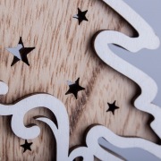 Деревянная фигурка с подсветкой "Елочка" 11,5*5*19 см | Фото 7