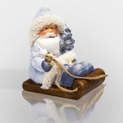 Керамическая фигурка "Дед Мороз на санях" 13*9,5*14 см | Фото 2