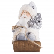 Керамическая фигурка "Дед Мороз на санях" 13*9,5*14 см | Фото 4