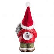 Керамическая фигурка "Дед Мороз с елкой" 9*6*14 см | Фото 11
