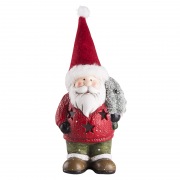 Керамическая фигурка "Дед Мороз с елкой" 9*6*14 см | Фото 4