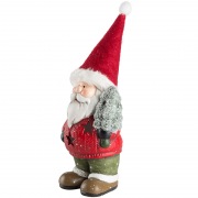 Керамическая фигурка "Дед Мороз с елкой" 9*6*14 см | Фото 6