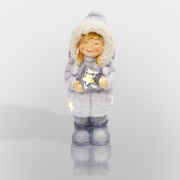 Керамическая фигурка "Снегурочка со звездой" 7,5*7,5*18 см | Фото 2