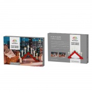 Новогодняя горка 7 свечек, цвет корпуса: Красный, цвет свечения: ТЕПЛЫЙ БЕЛЫЙ | Фото 4