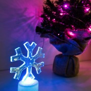 Фигура светодиодная на подставке "Снежинка", RGB | Фото 7