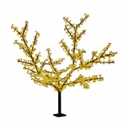 Светодиодное дерево "Сакура" высота 1,5м, диаметр кроны 1,8м, желтые светодиоды, IP 54, понижающий трансформатор в комплекте, NEON-NIGHT | Фото 1