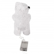 Акриловая светодиодная фигура "Медвежонок" 12х22х13 см, 4,5 В, 3 батарейки AAA (не входят в комплект), 10 светодиодов, NEON-NIGHT | Фото 11