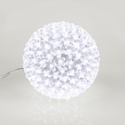 Шар светодиодный 220V, диаметр 20 см, 200 светодиодов, цвет белый | Фото 5