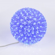Шар светодиодный 220V, диаметр 20 см, 200 светодиодов, цвет синий | Фото 5