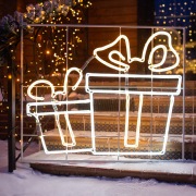 Фигура "Санта Клаус с мешком подарков", размер 100*100 см NEON-NIGHT | Фото 1