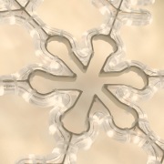 Фигура "Большая Снежинка" цвет ТЕПЛЫЙ БЕЛЫЙ, размер 95*95 см  NEON-NIGHT | Фото 1