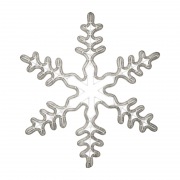 Фигура световая "Снежинка резная" цвет белый, размер  45*38 см  NEON-NIGHT | Фото 1