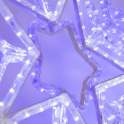 Фигура световая "Снежинка" цвет белая/синяя, размер 60*60 см, с контролером  NEON-NIGHT | Фото 1