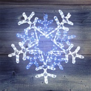 Фигура световая "Снежинка" цвет белая/синяя, размер 60*60 см, с контролером  NEON-NIGHT | Фото 5