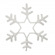 Фигура световая "Снежинка" цвет белый, без контр. размер 55*55см  NEON-NIGHT | Фото 1