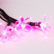Гирлянда светодиодная "Цветы Сакуры" 50 LED РОЗОВЫЕ 7 метров с контроллером | Фото 5