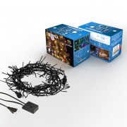 Гирлянда «Кластер LED» 3 м, темно-зеленый ПВХ IP20, 288 диодов, цвет теплый белый | Фото 3