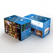 Гирлянда «Кластер LED» 3 м, темно-зеленый ПВХ IP20, 288 диодов, цвет теплый белый | Фото 4