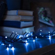 Гирлянда «Кластер LED» 3 м, темно-зеленый ПВХ IP20, 288 диодов, цвет белый | Фото 2