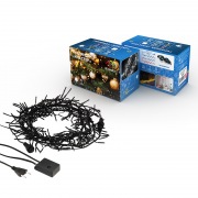 Гирлянда «Кластер LED» 3 м, темно-зеленый ПВХ IP20, 288 диодов, цвет белый | Фото 6