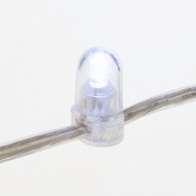 Гирлянда «LED Клип-лайт» 12 V, прозрачный ПВХ, 150 мм, цвет диодов белый | Фото 4