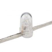 Гирлянда «LED Клип-лайт» 12 V, прозрачный ПВХ, 150 мм, цвет диодов белый | Фото 5