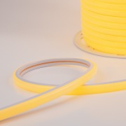 Гибкий неон LED SMD, форма – D, 16х16 мм, желтый, 120 LED/м, бухта 50 м | Фото 1