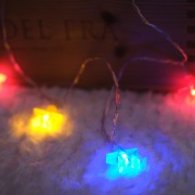 Гирлянда светодиодная «Звездочки» 1.5 м, 10 LED, прозрачный ПВХ, цвет свечения мультиколор, 2 х АА (батарейки не в комплекте) NEON-NIGHT | Фото 8