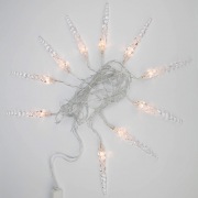 Гирлянда «Сосульки» 1,5х0,25 м, прозрачный провод, теплый белый цвет свечения NEON-NIGHT | Фото 2