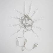 Гирлянда «Сосульки» 1,5х0,25 м, прозрачный провод, теплый белый цвет свечения NEON-NIGHT | Фото 4