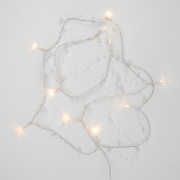 Гирлянда светодиодная «Жемчужинки» 1.5 м, 10 LED, прозрачный ПВХ, цвет свечения теплый белый, 2 х АА (батарейки не в комплекте) NEON-NIGHT | Фото 3