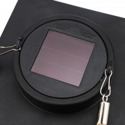 Декоративный фонарь на солнечной батарее 14х14х24 см, черный плетеный корпус, теплый белый цвет свечения NEON-NIGHT | Фото 4
