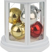 Декоративный фонарь с шариками 12х12х20,6 см, белый корпус, теплый белый цвет свечения NEON-NIGHT | Фото 5