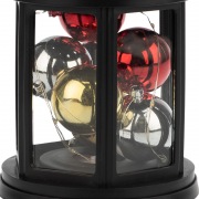 Декоративный фонарь с шариками 12х12х20,6 см, черный корпус, теплый белый цвет свечения NEON-NIGHT | Фото 5