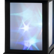 Декоративный фонарь 11х11х22,5 см, черный корпус, цвет свечения RGB с эффектом мерцания NEON-NIGHT | Фото 5