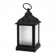 Декоративный фонарь 11х11х22,5 см, черный корпус, теплый белый цвет свечения с эффектом мерцания NEON-NIGHT | Фото 3