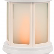 Декоративный фонарь 12х12х20,6 см, белый корпус, теплый белый цвет свечения с эффектом пламени свечи NEON-NIGHT | Фото 5
