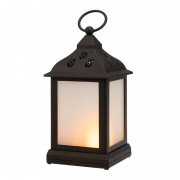 Декоративный фонарь 11х11х22,5 см, черный корпус, теплый белый цвет свечения с эффектом пламени свечи NEON-NIGHT | Фото 2
