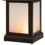 Декоративный фонарь 11х11х22,5 см, черный корпус, теплый белый цвет свечения с эффектом пламени свечи NEON-NIGHT | Фото 4
